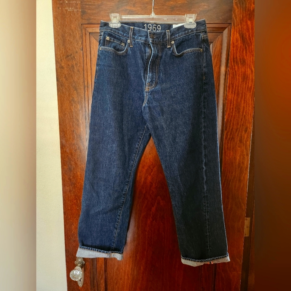GAP Made in USA Straight High Rise sz29